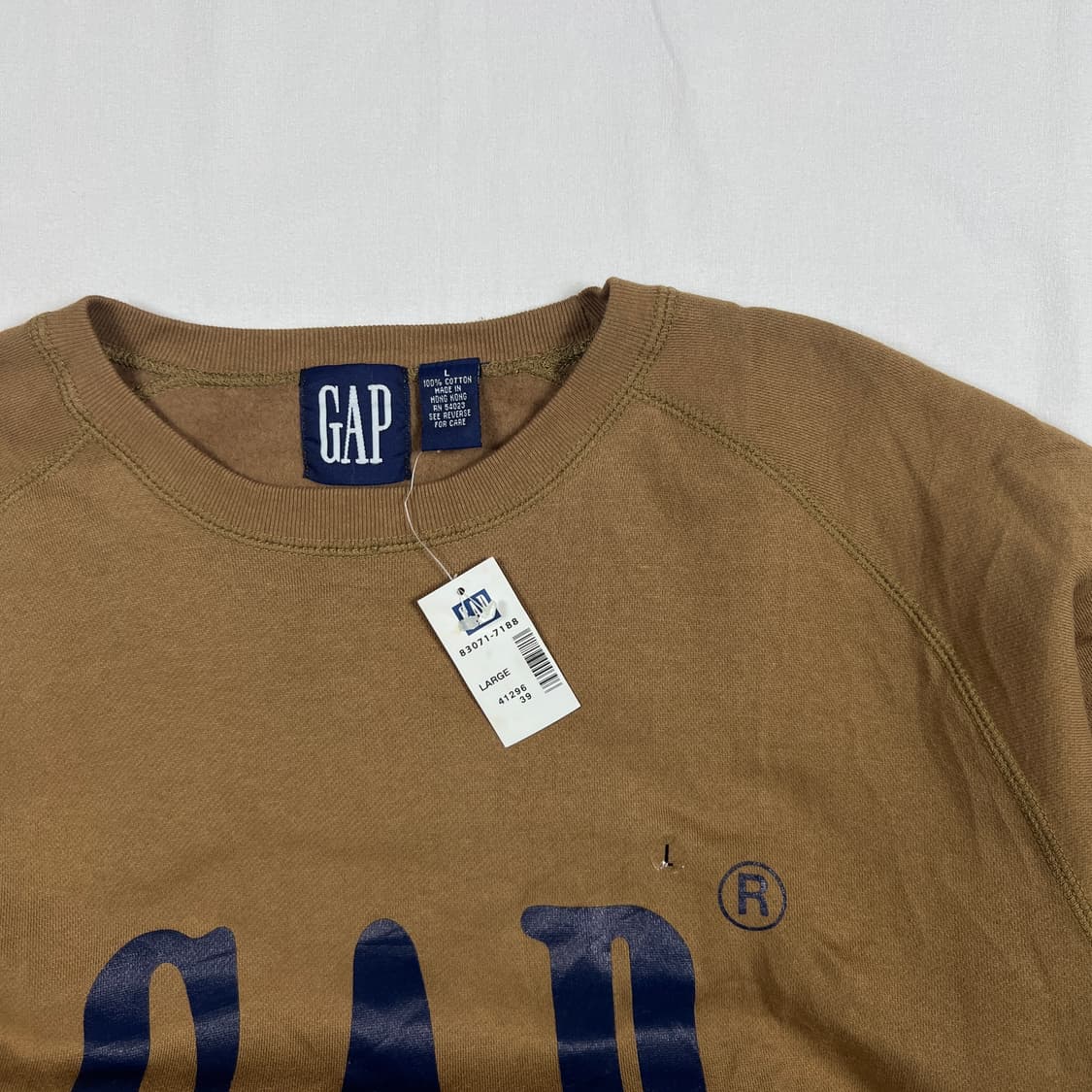 데드스탁 90’s 갭 gap 빅로고 프린트 맨투맨 상품이미지5