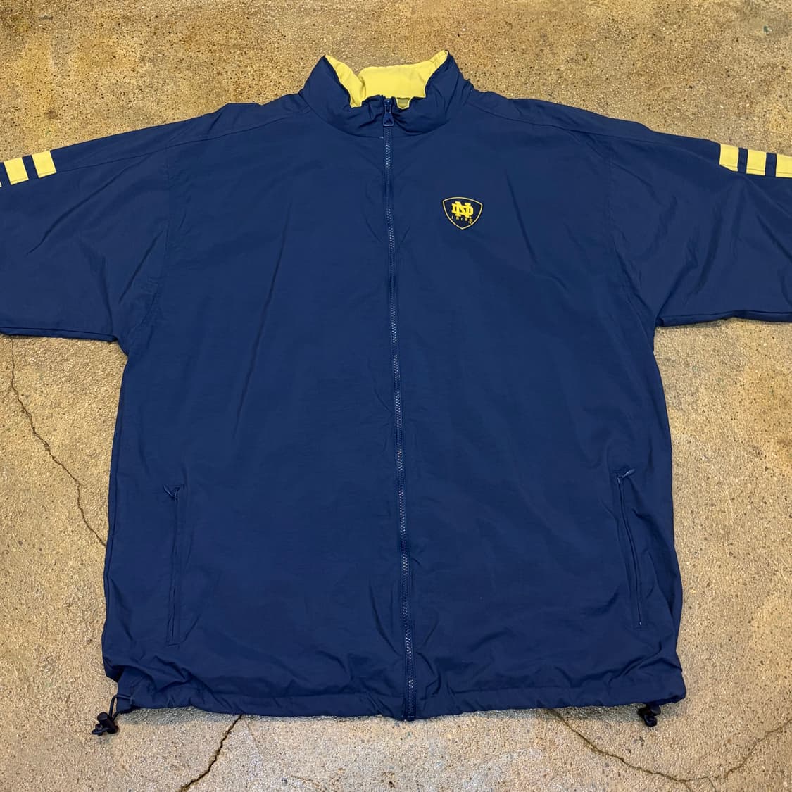 새상품급 레어 90s USA 빈티지 아디다스 노틀담 바람막이 상품이미지2