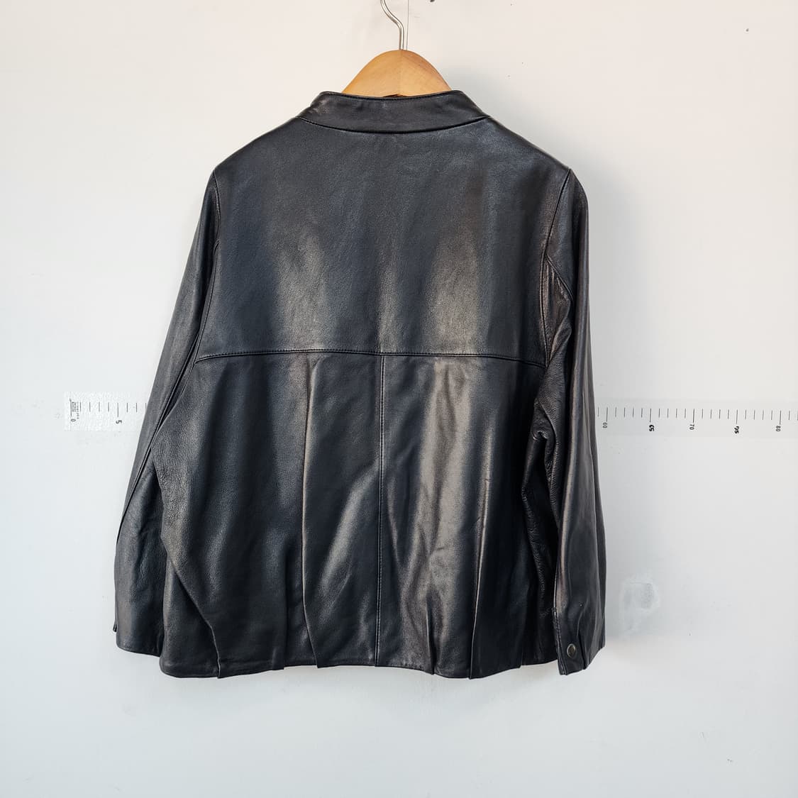 ENC 블랙 가죽 자켓 상품이미지3