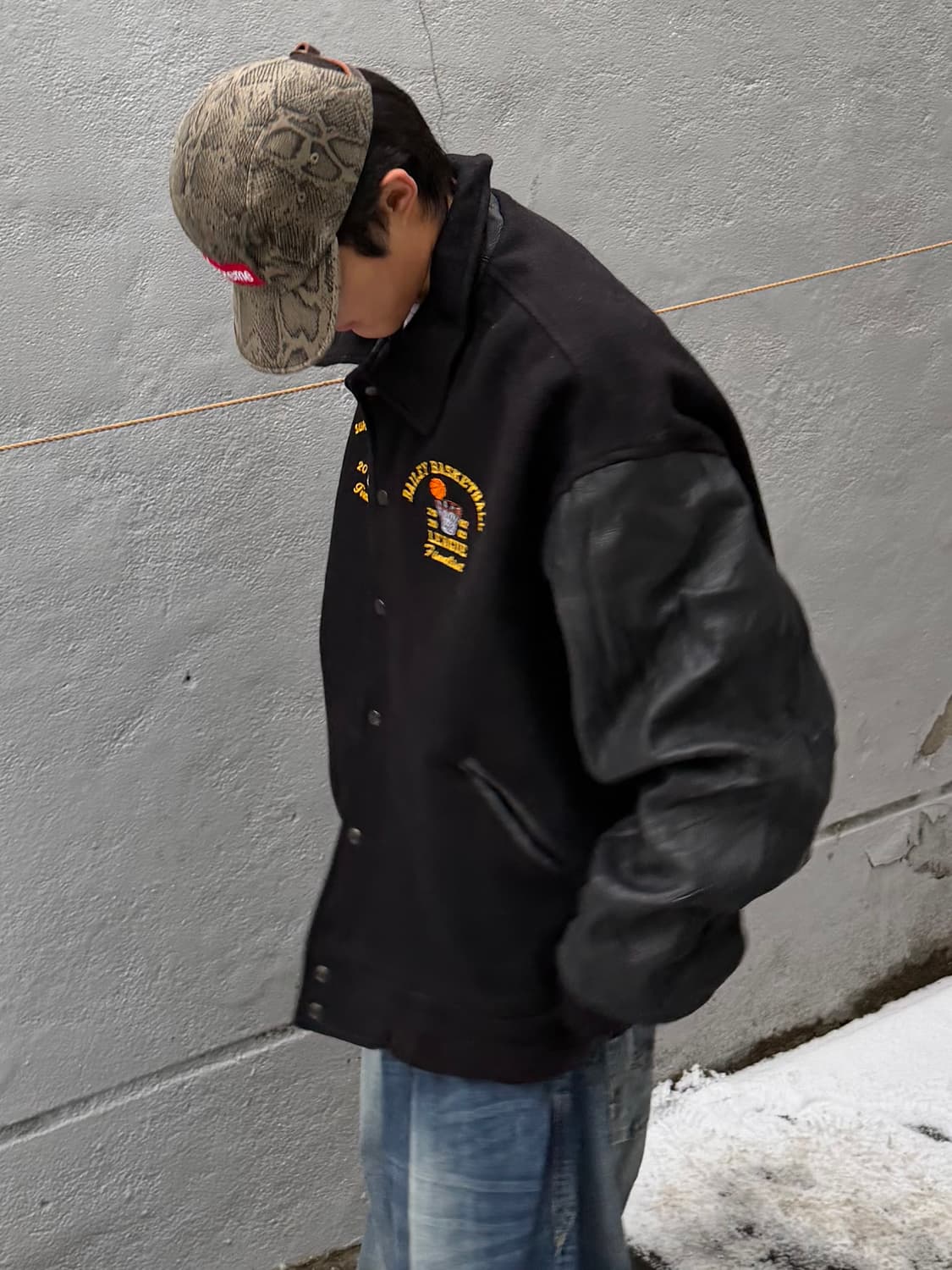 빈티지 바시티 자켓 상품이미지2