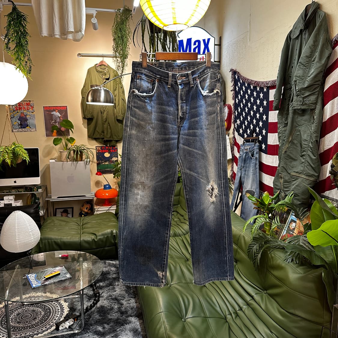90s Edwin 505sx Distressed Selvedge Jean 상품이미지1