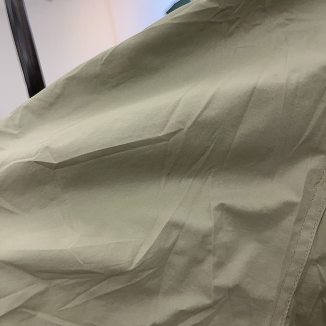 퀵실버 배색 피스타치오그린 아노락 반집업 바람막이 XL C07743 상품이미지9