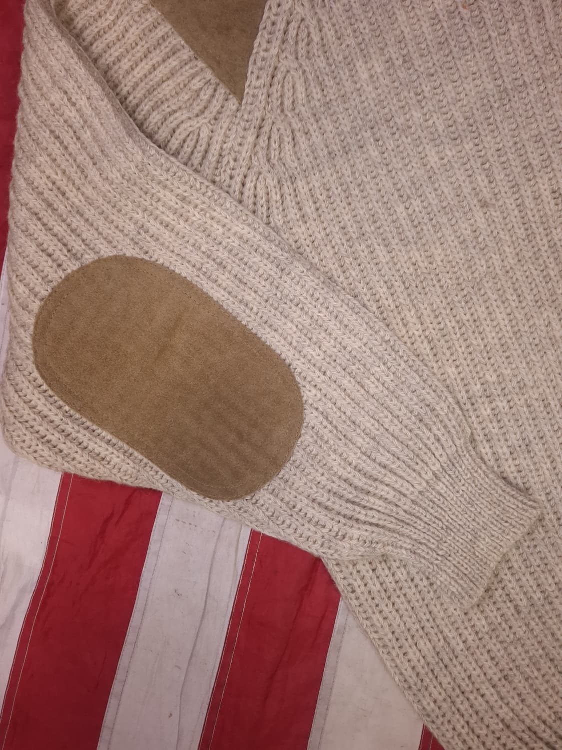 새제품 90's 오리지날 영국제조 Niffi 울 피션맨 니트 상품이미지6