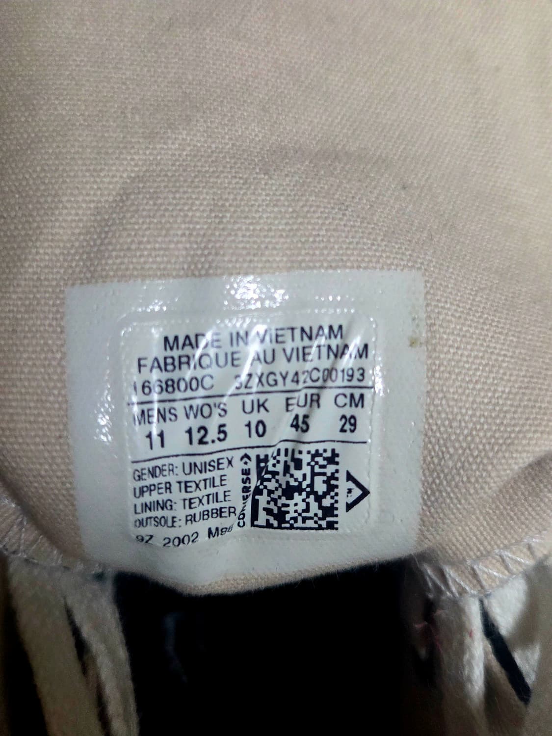 컨버스 런스타 하이크 블랙 하이 290mm 상품이미지2