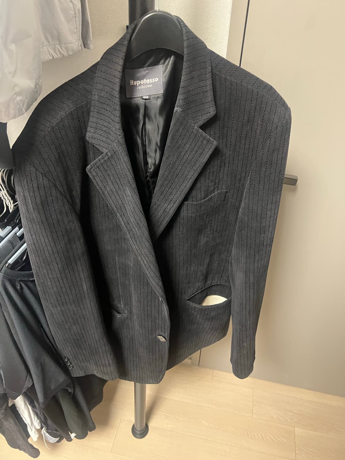 빈티지 스트라이프 블레이저 상품이미지1