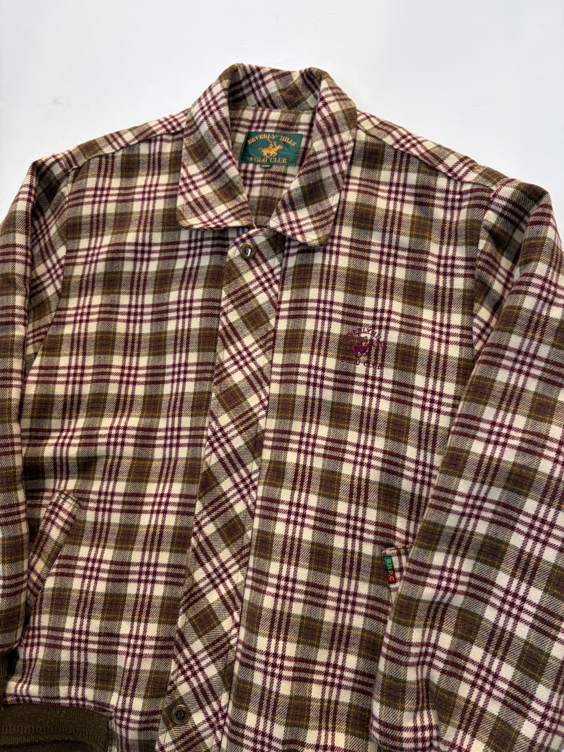 Beverly Hills Polo Club 체크 퀼팅 자켓 상품이미지2