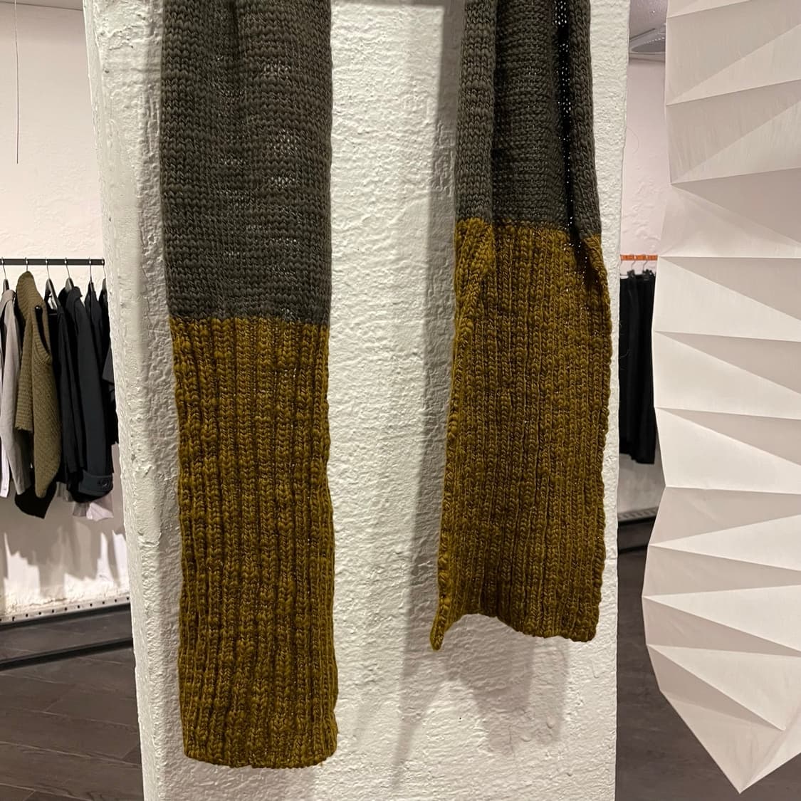 요지야마모토 투톤 머플러 상품이미지2