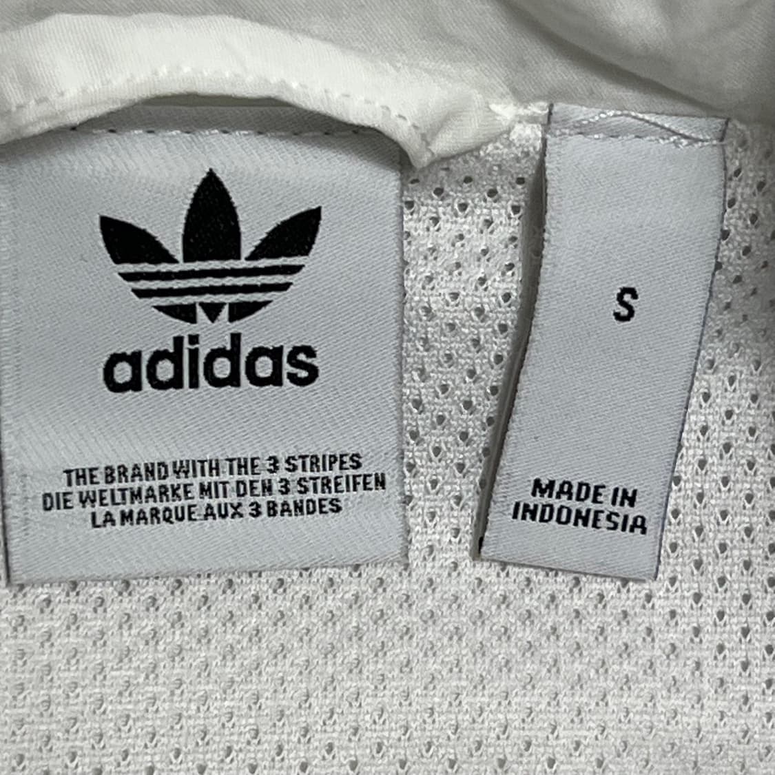  S 아디다스 화이트 바람막이 상품이미지3