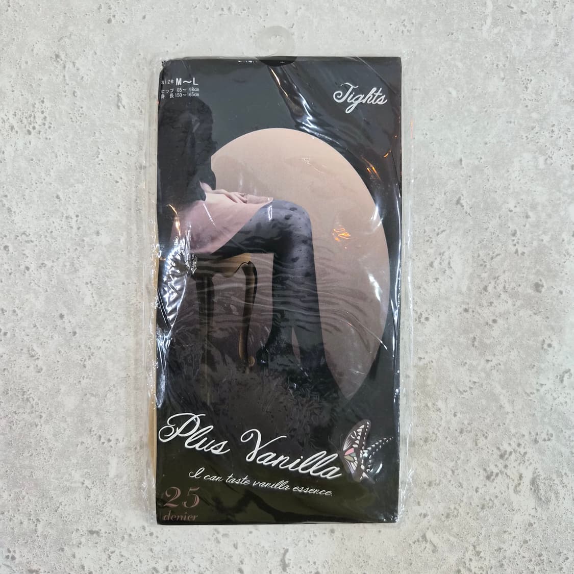 플러스 바닐라 라이트베이지 하트 패턴 팬티스타킹 상품이미지3