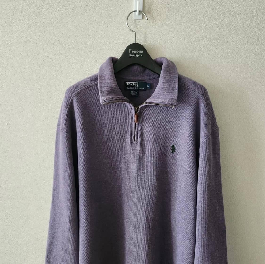 폴로 랄프로렌 하프집업 퍼플 L 상품이미지1