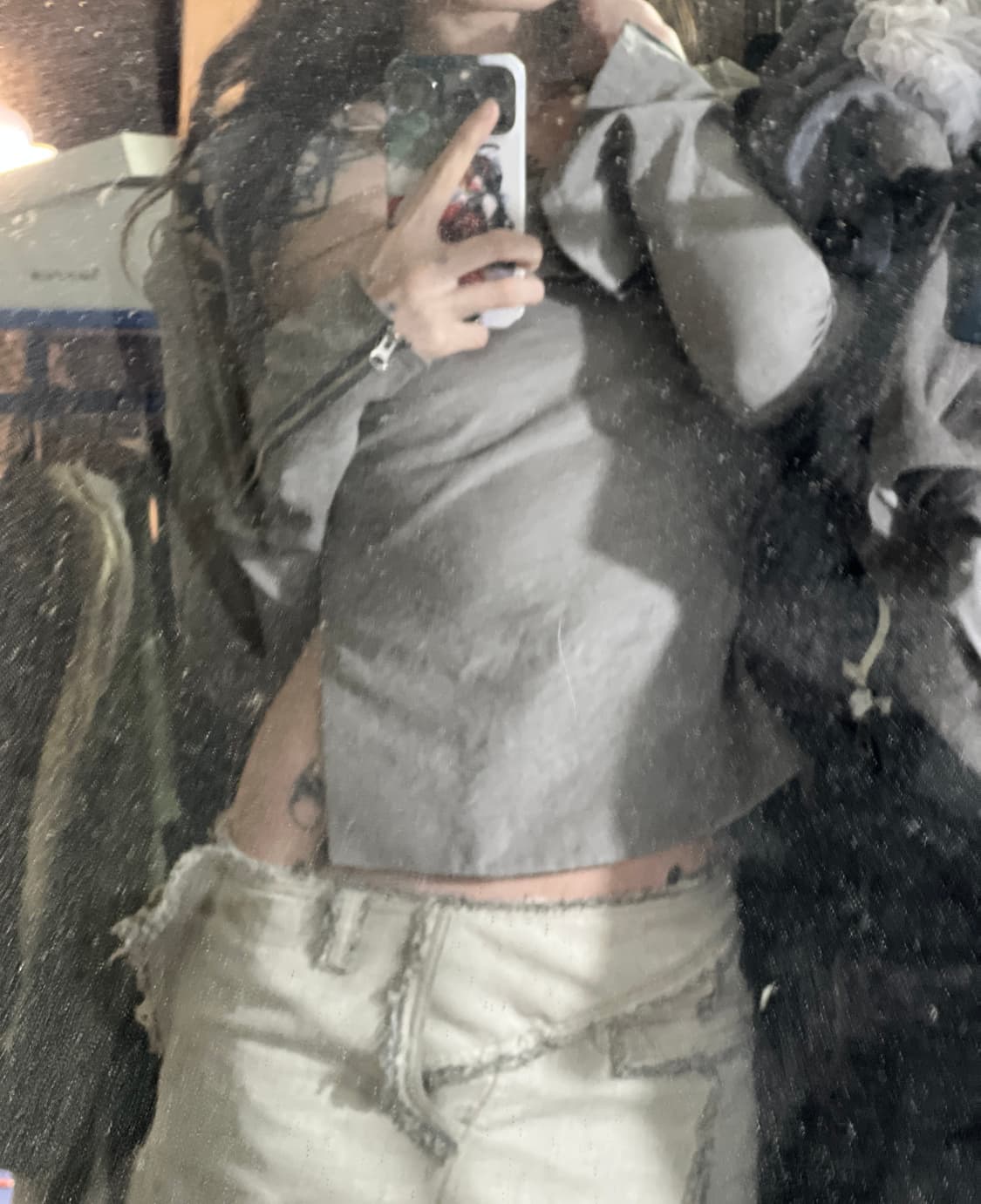 혜인서 익스클루시브 데님 미니스커트 사이즈1 상품이미지2