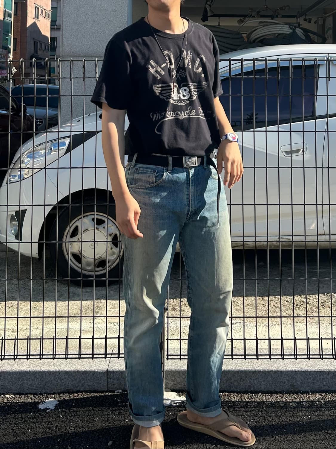 빈티지 할리데이비슨 티셔츠 Made in USA 상품이미지2