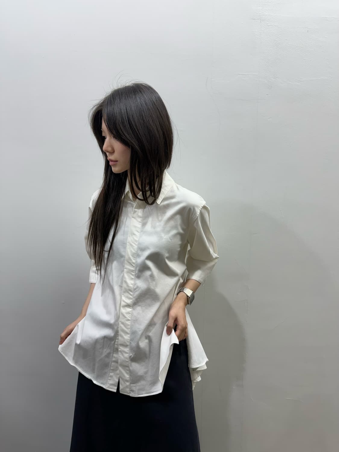 미하라 야스히로 백 디테일 반팔 셔츠 상품이미지7