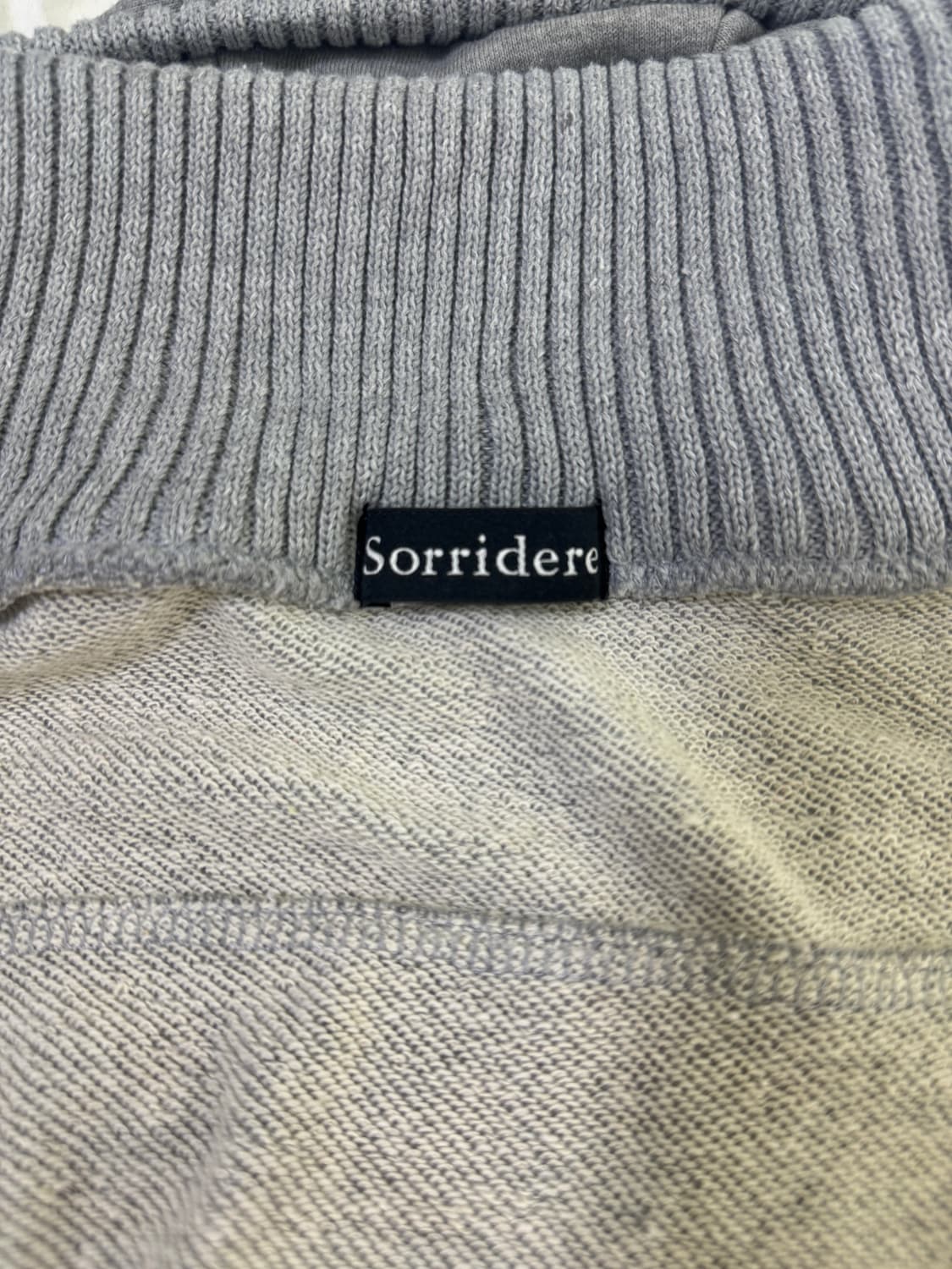 Sorridere 하이넥 스웻 후드집업 자켓 y2k lgb goa 상품이미지6