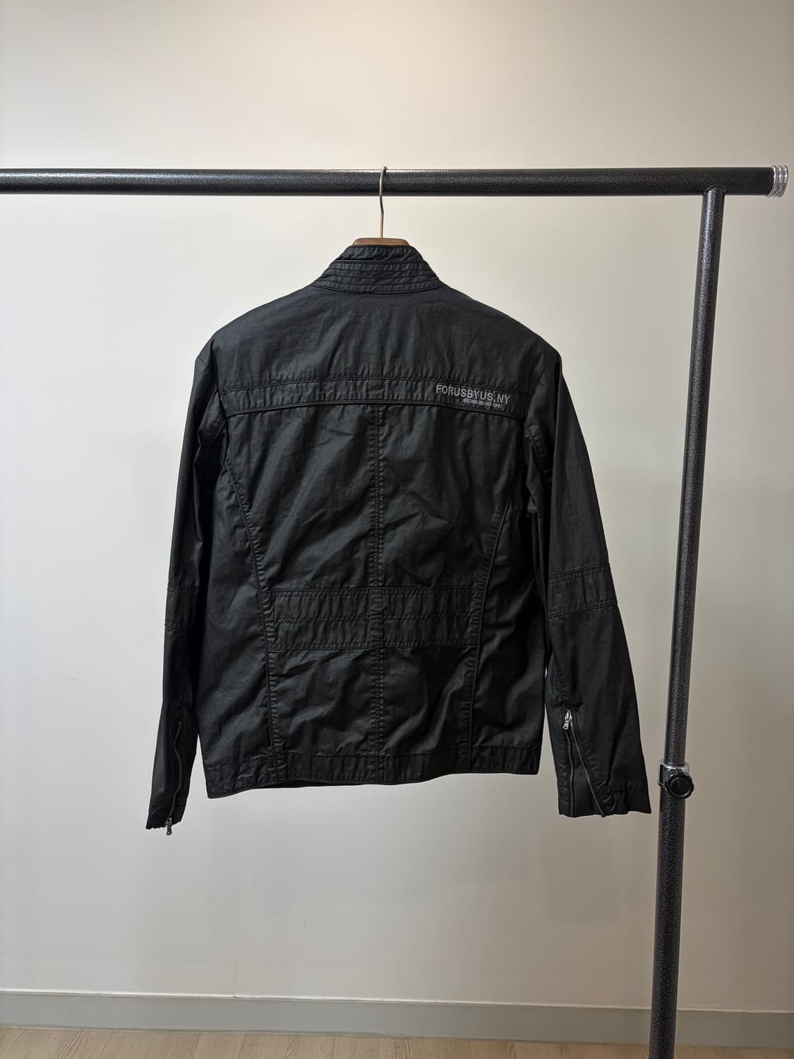 (L) Fubu 후부 코팅 락시크 블루종 자켓 상품이미지4