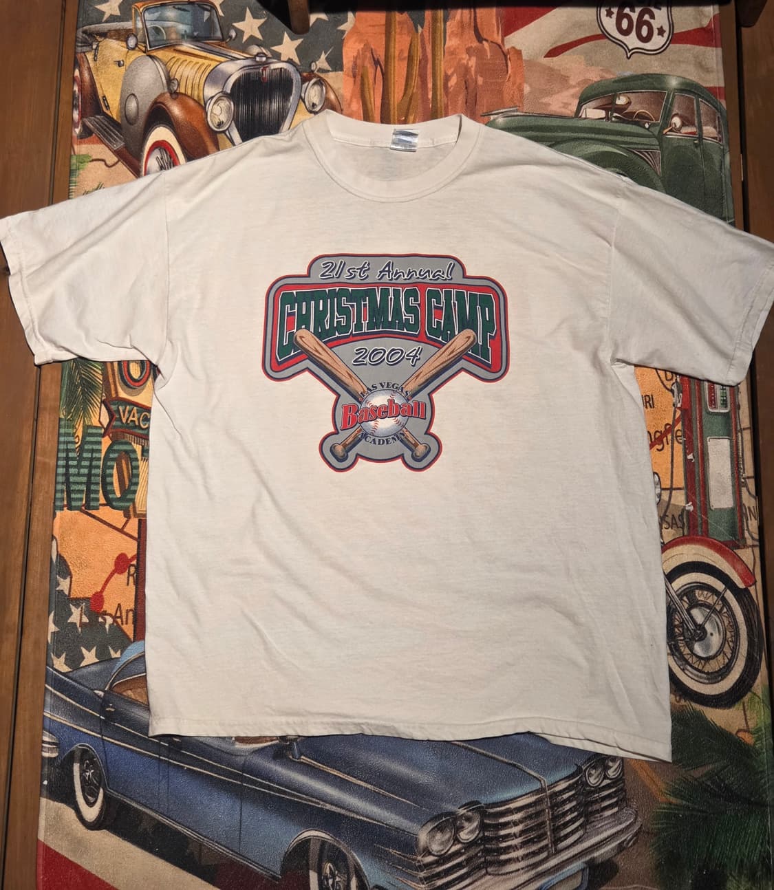 00's 제21회 크리스마스 베이스볼 티셔츠 상품이미지1