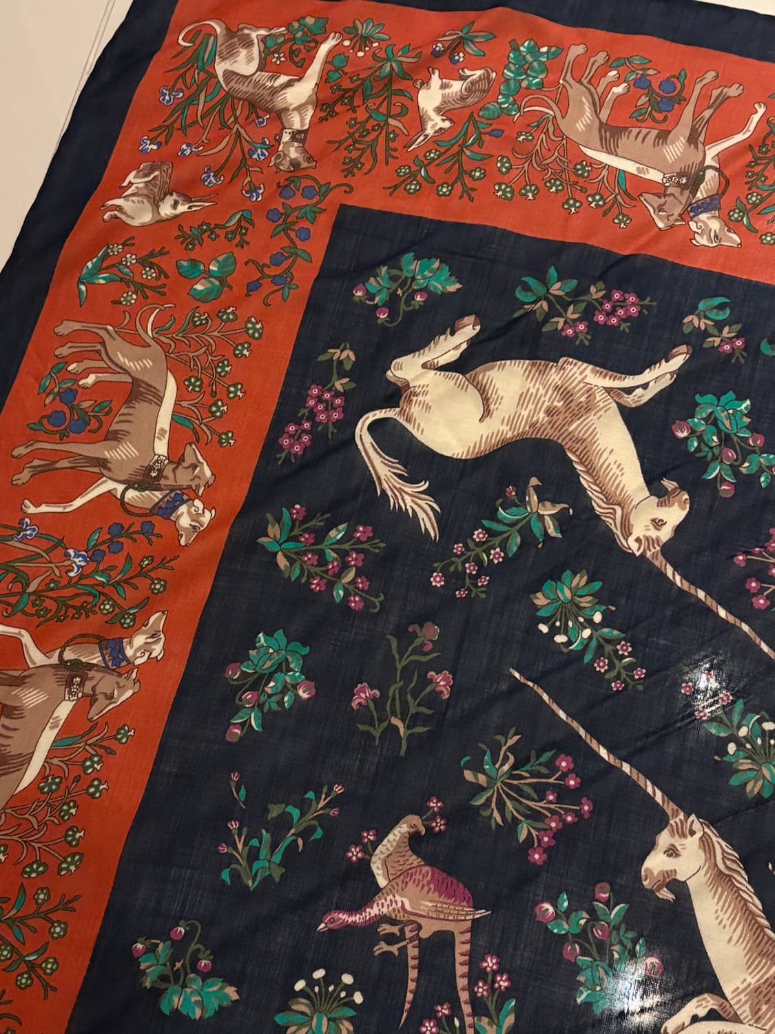 드레익스 울 실크 스카프 정사각형 상품이미지2