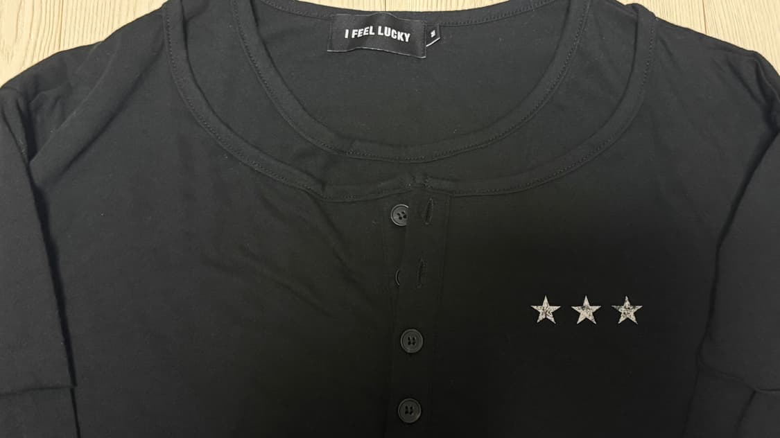 IFEELLUCKY 레이어드 롱슬리브 상품이미지7