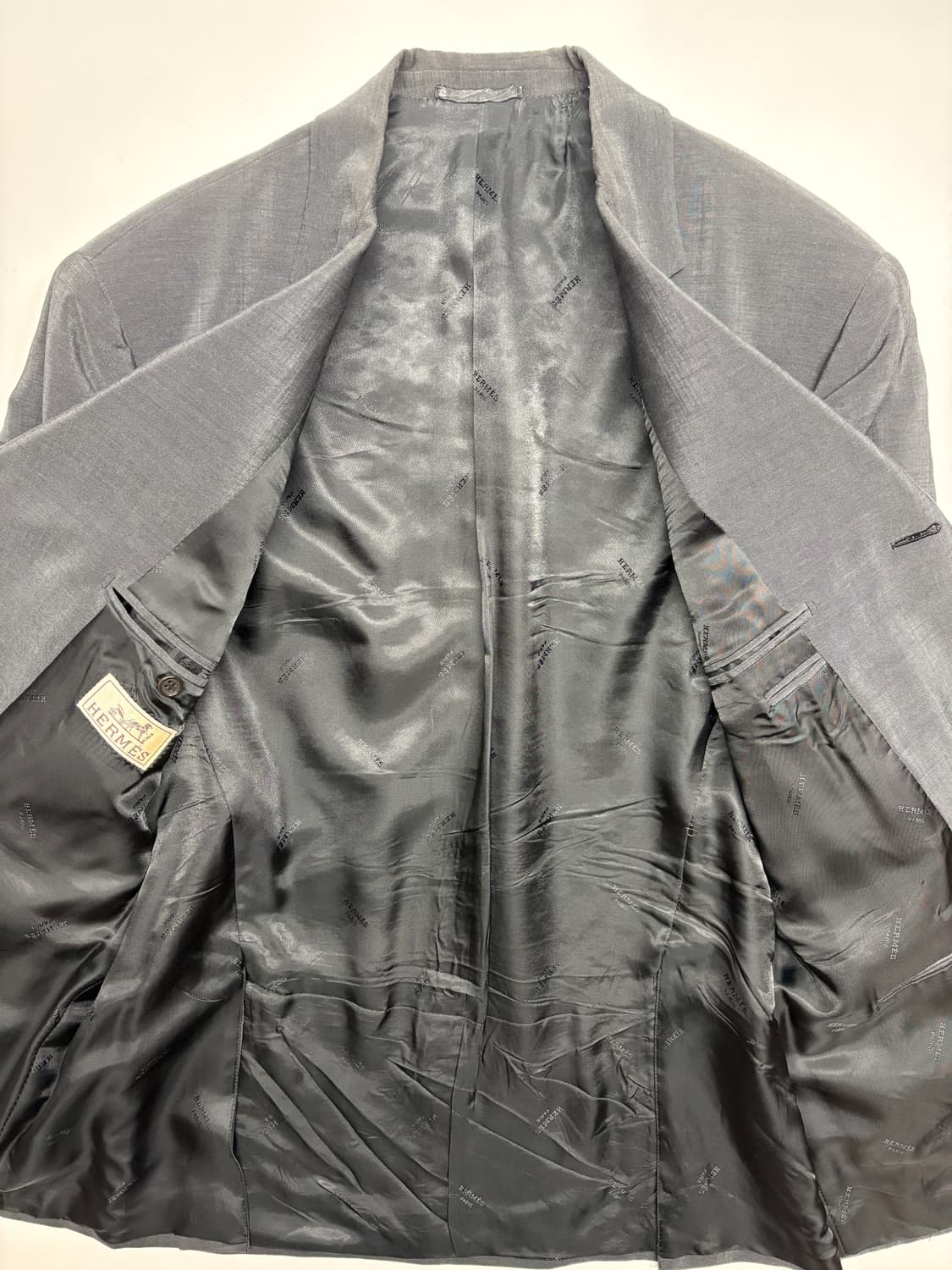 00's 에르메스 울 모헤어 수트/상의 상품이미지3