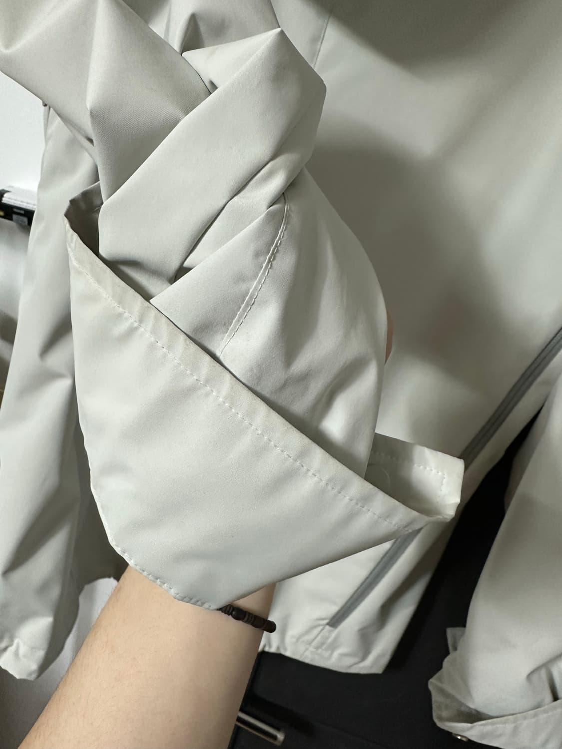 산산기어 지퍼자켓 오프화이트 3사이즈  상품이미지4