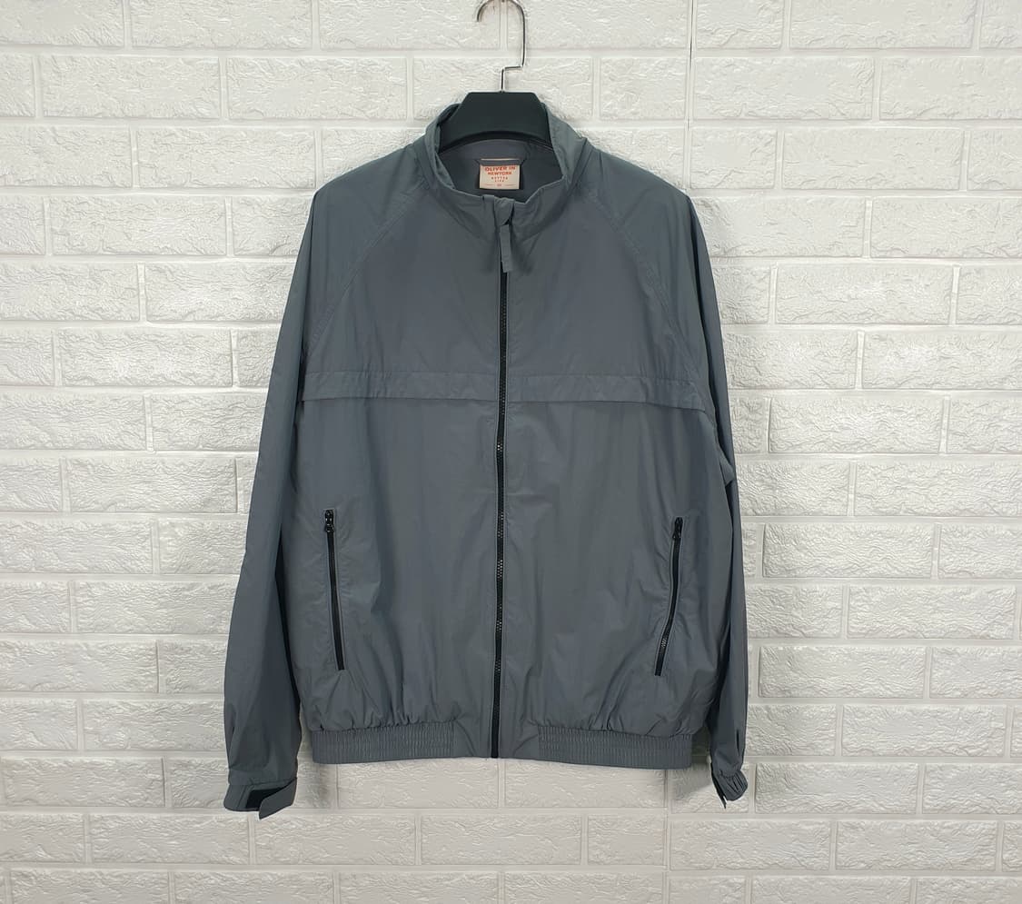 [95]올젠 하이넥 우븐 집업 점퍼 상품이미지2