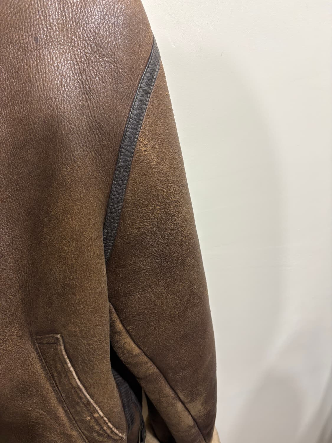 오리지널 B-3 램스킨 무스탕 자켓 상품이미지6