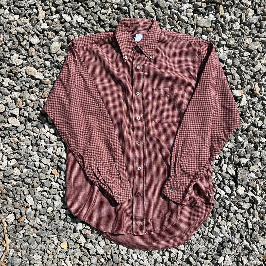 BEAMS 깅엄체크 셔츠 (실측확인) 상품이미지1