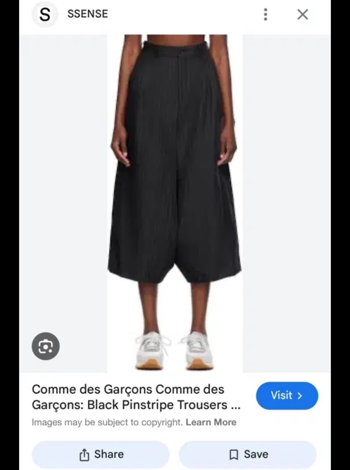 Comme des Garcons pinstripe trousers 상품이미지1