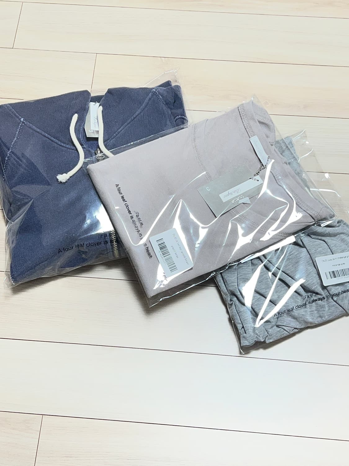 [fe.3] washed lily hoodie (purple blue) 상품이미지4