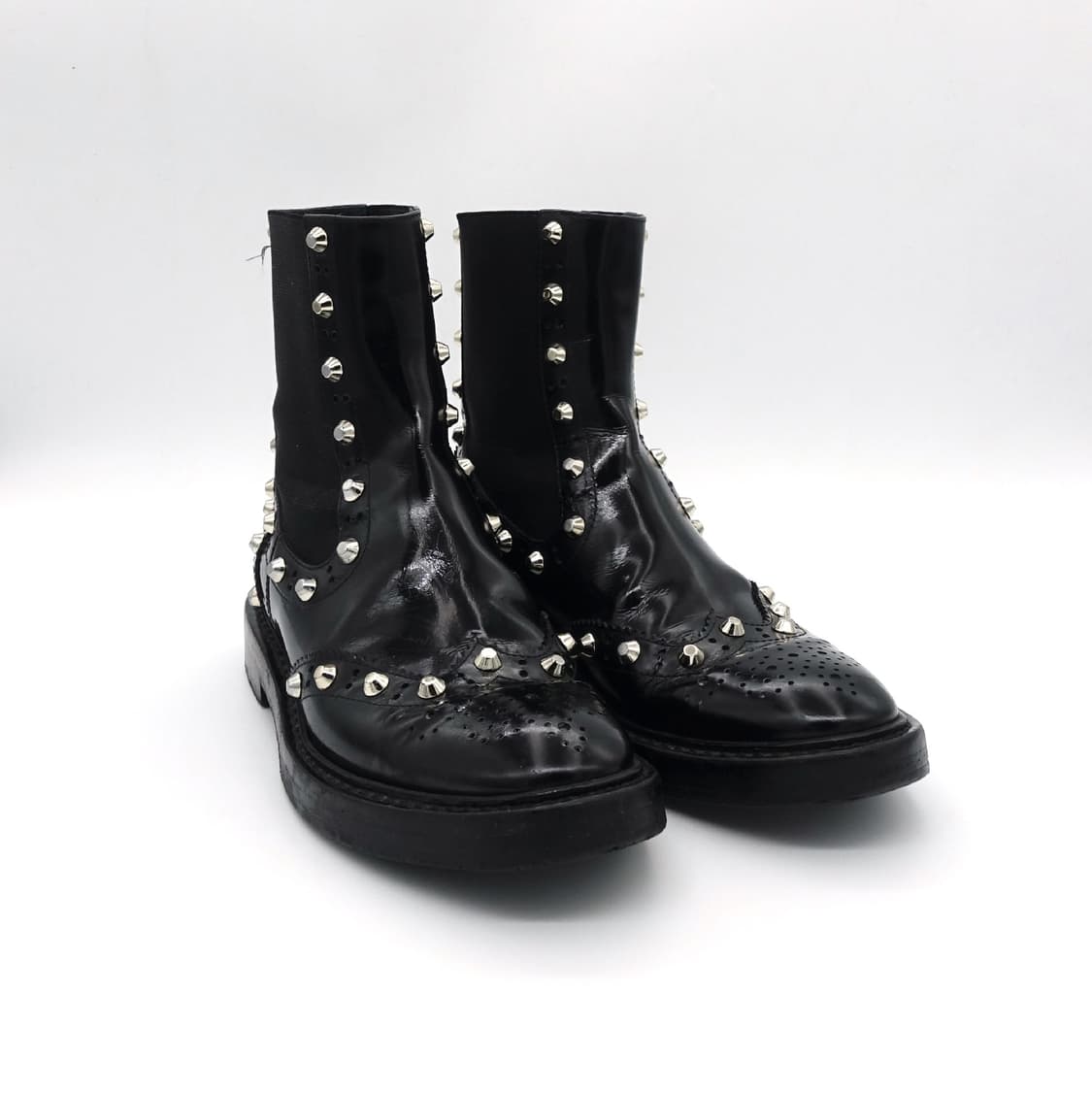 [37,240]BALENCIAGA 발렌시아가 사이드고어 윙팁 스터드 부츠 상품이미지3