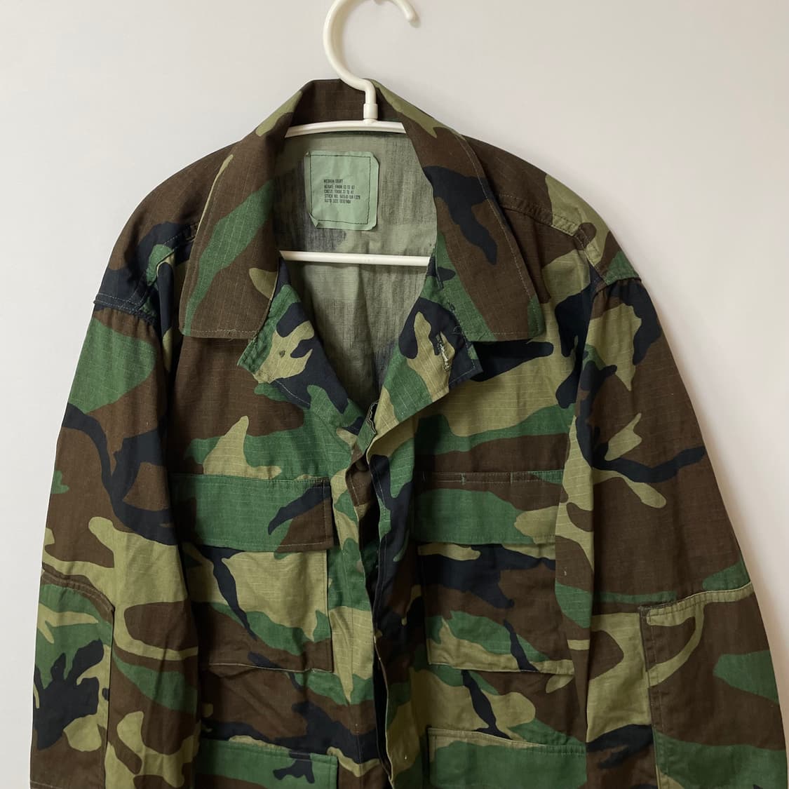 [ 미디움 숏 ] 미군 밀리터리 우드랜드 BDU 자켓  상품이미지2