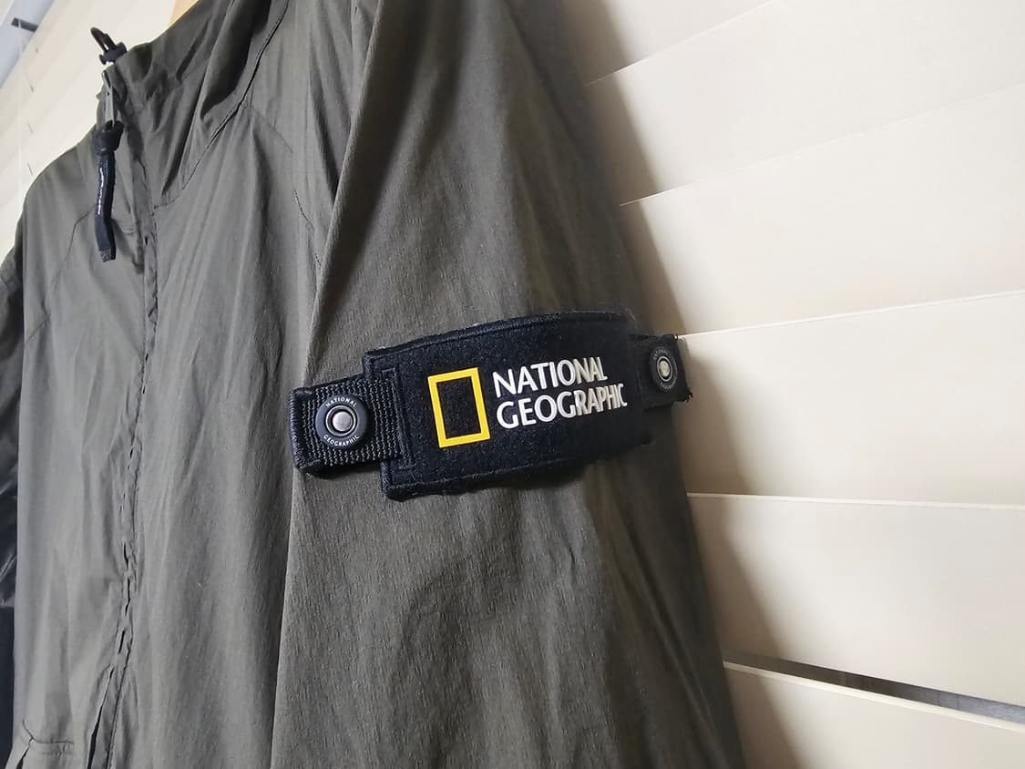 내셔널지오그래픽 후드 바람막이 점퍼 카키 XXXL 상품이미지2