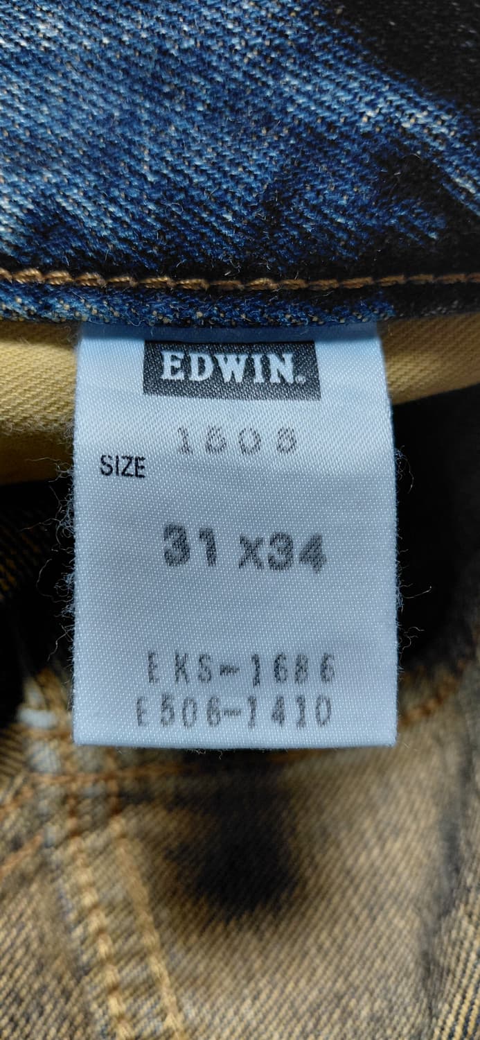 에드윈(EDWIN) 505 레드라인 셀비지 데님 (31x34) 무료배송 상품이미지4