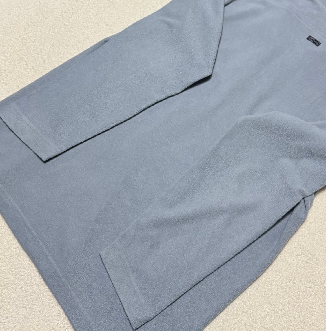 아디다스 시나모롤 스카이블루 반집업 맨투맨  상품이미지8