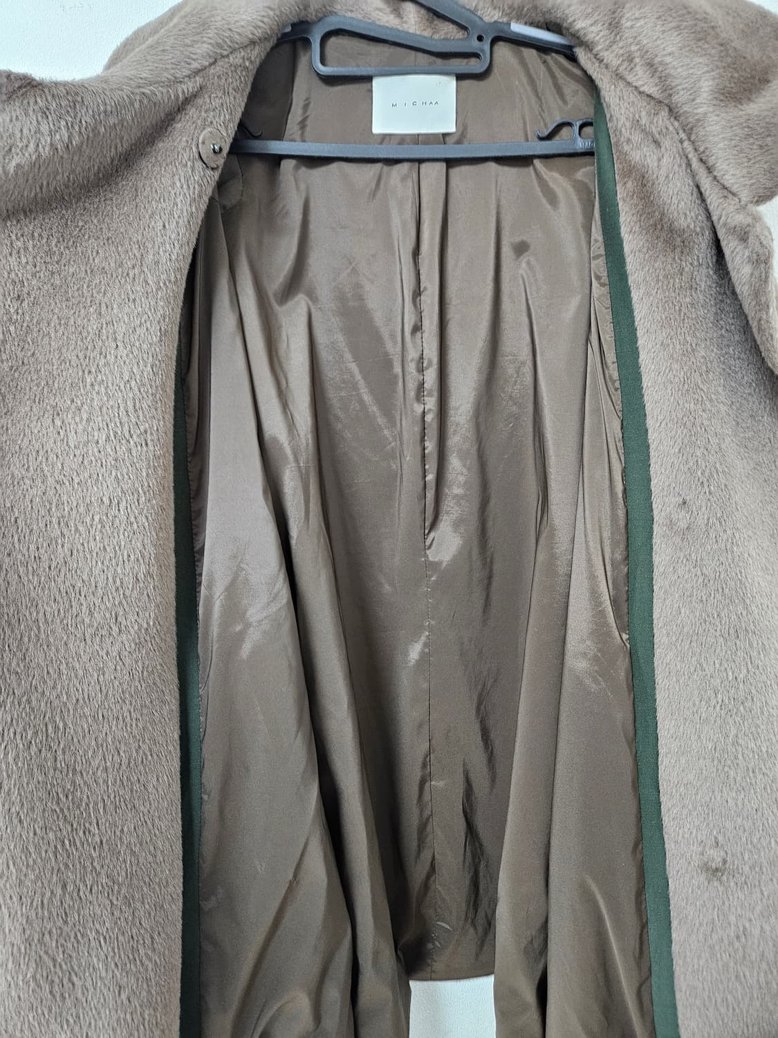 미샤 라마(알파카) 울 하프코트 상품이미지9