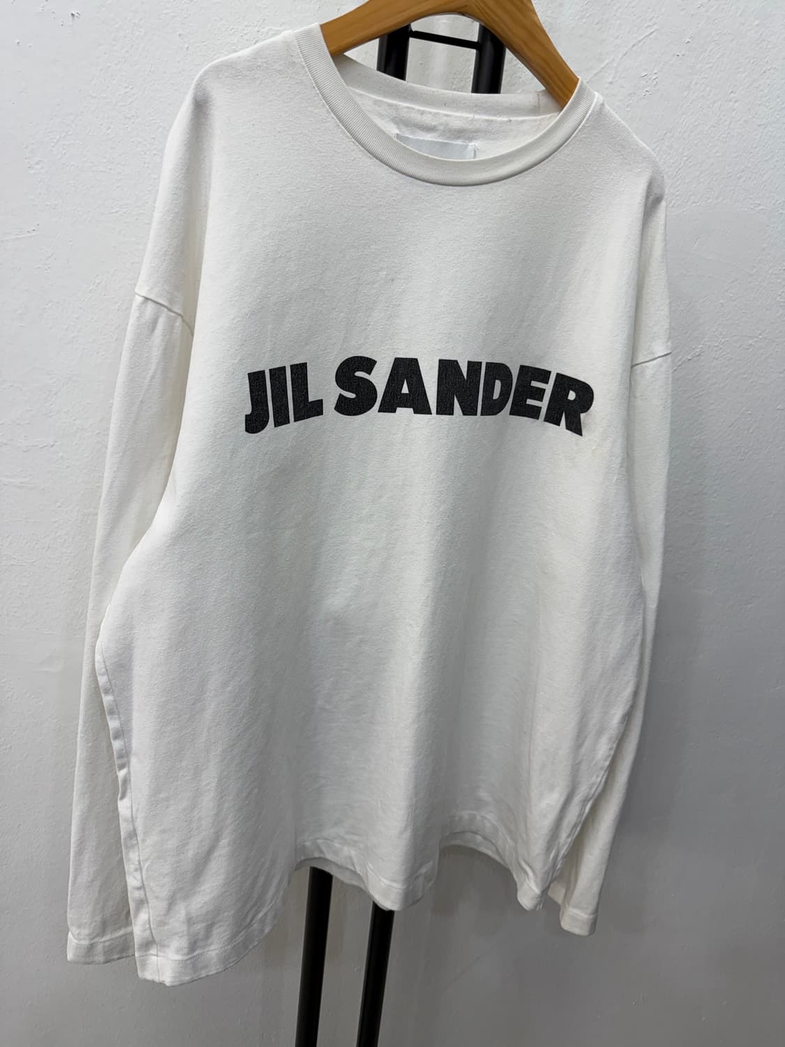 정품) 질샌더 남성 로고 롱슬리브 L 상품이미지2