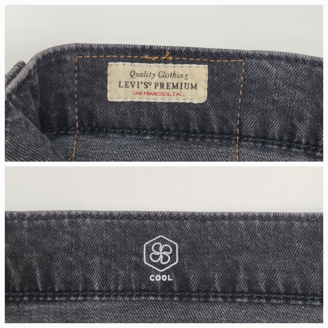 LEVI'S 21SS 리바이스 502 데님 버뮤다 반바지 / 남 36  상품이미지8
