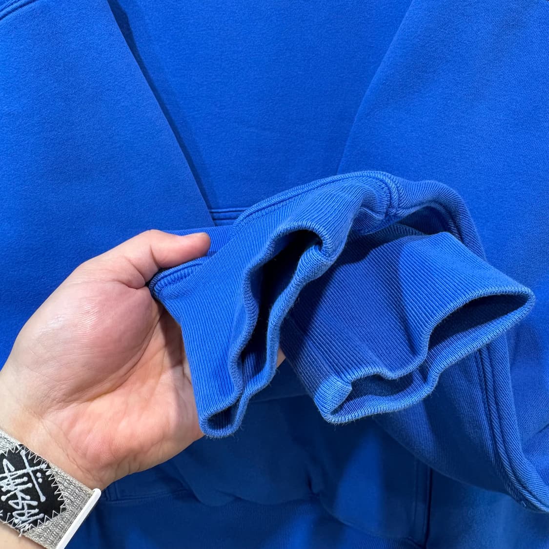 [XL] YEEZY X GAP 이지갭 블루 후드티  상품이미지2