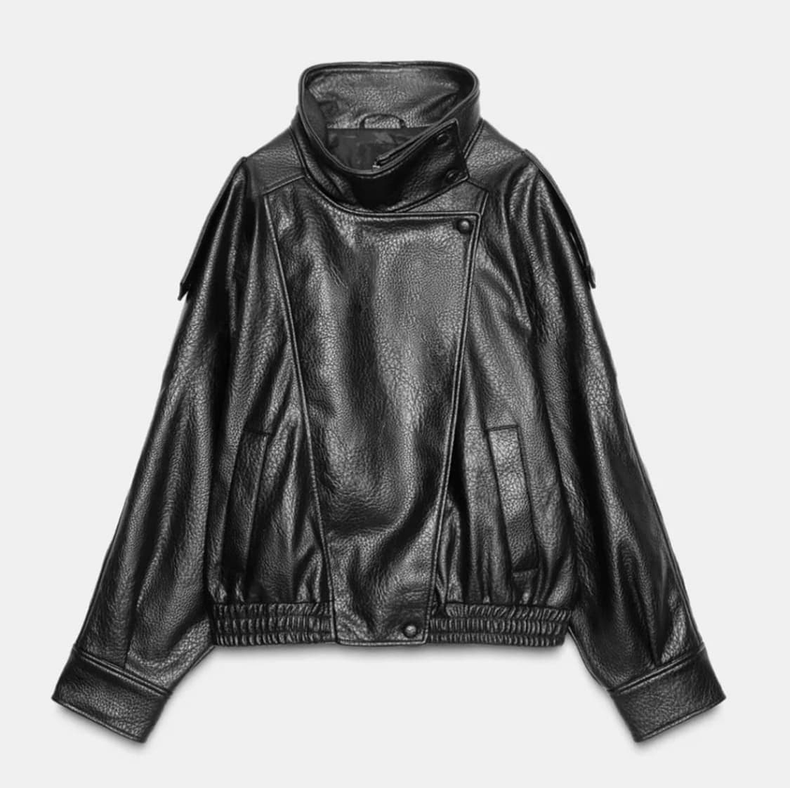 ZARA 자라 페이크 레더 점퍼 상품이미지2