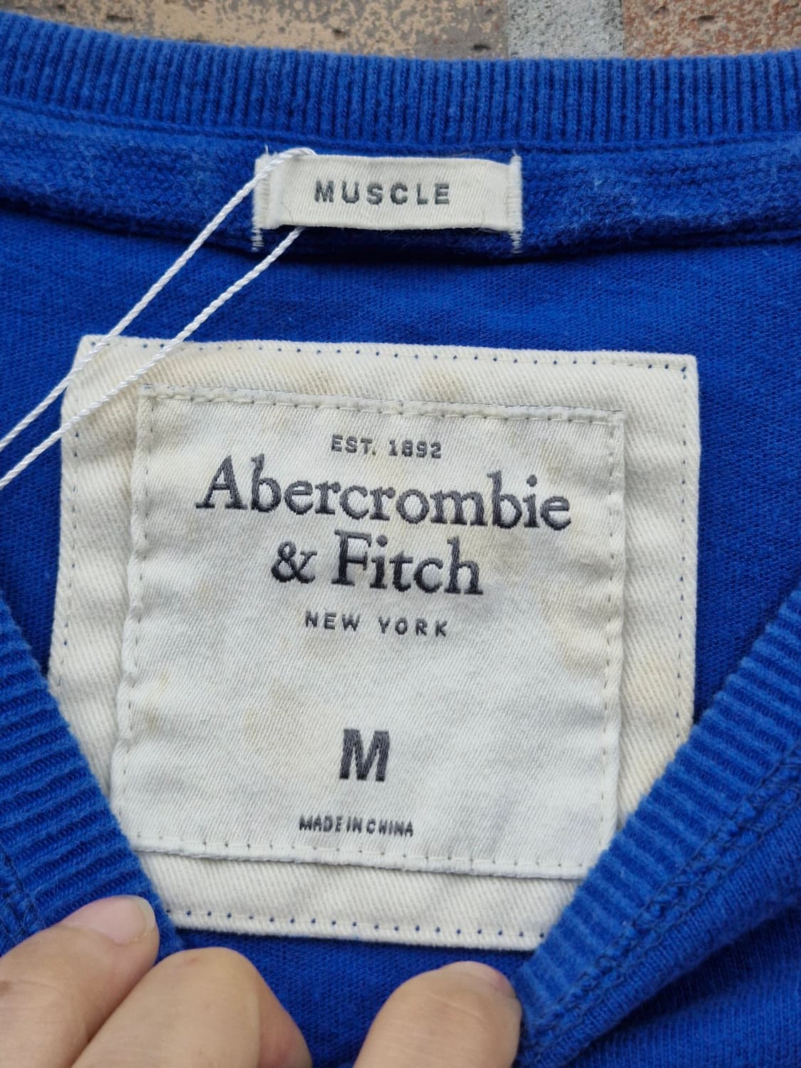 Abercrombie & Fitch 로고 반팔 티셔츠 상품이미지4