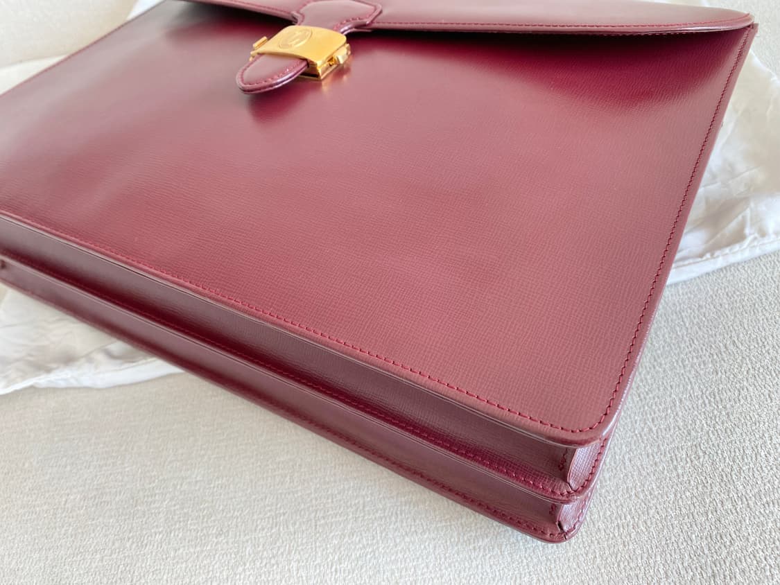 까르띠에 머스트 보르도 라인 플립 브리프 케이스 서류가방 상품이미지5