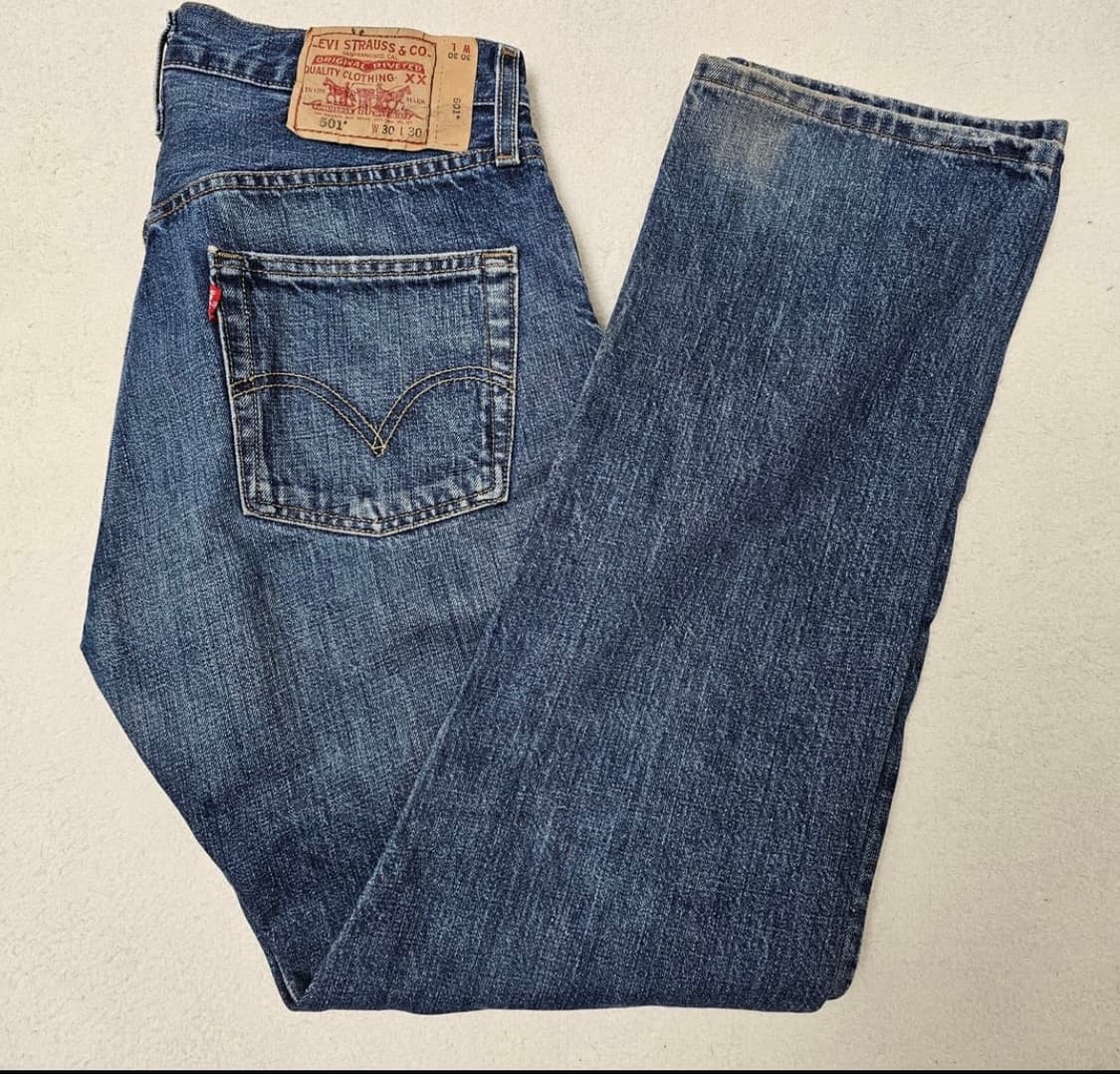 리바이스 501 데님 청바지 30x30 상품이미지3