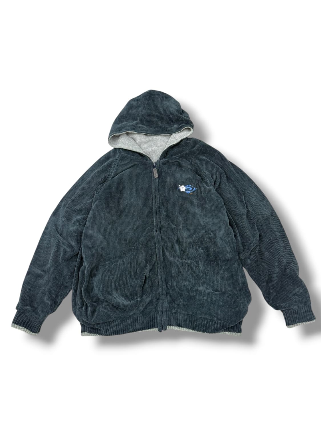 피코 리버시블 코듀로이 플리스 후드집업 상품이미지2