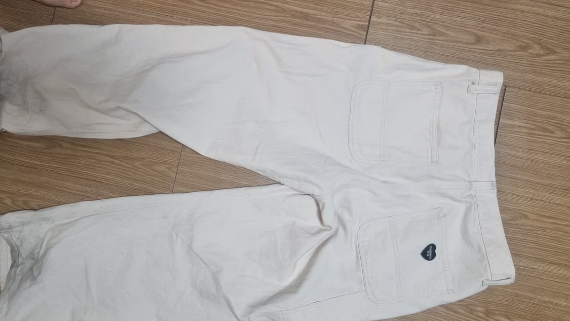 Carheart Wip drewe 내추럴 린스드 팬츠 상품이미지5