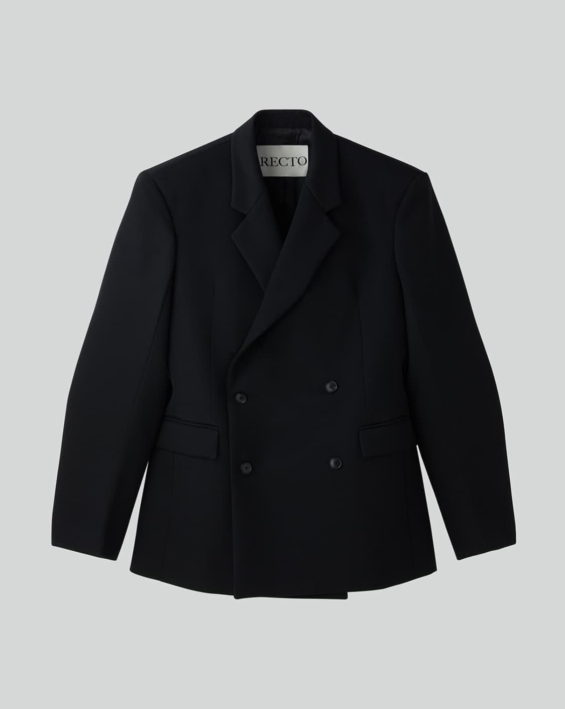 [새상품] 24FW 렉토 듄 아워글래스 울 블랜드 자켓 블랙 상품이미지1