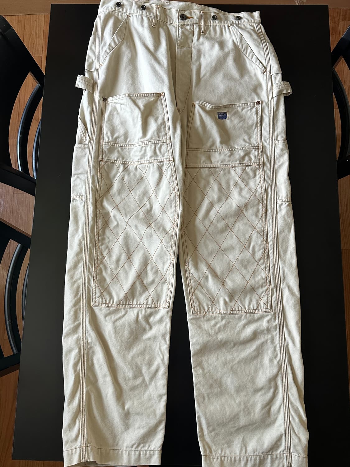 캐피탈 씬 캔버스 럼버 팬츠 키나리 4사이즈 상품이미지2