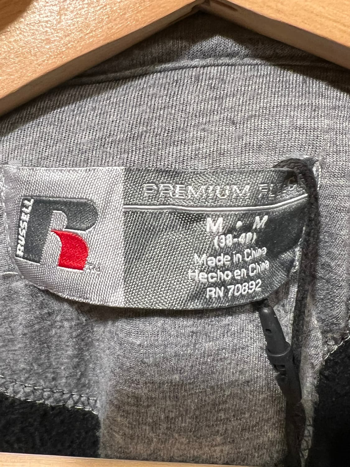 10s [M] 러셀 프리미엄 플리스 맨투맨 블랙 상품이미지6