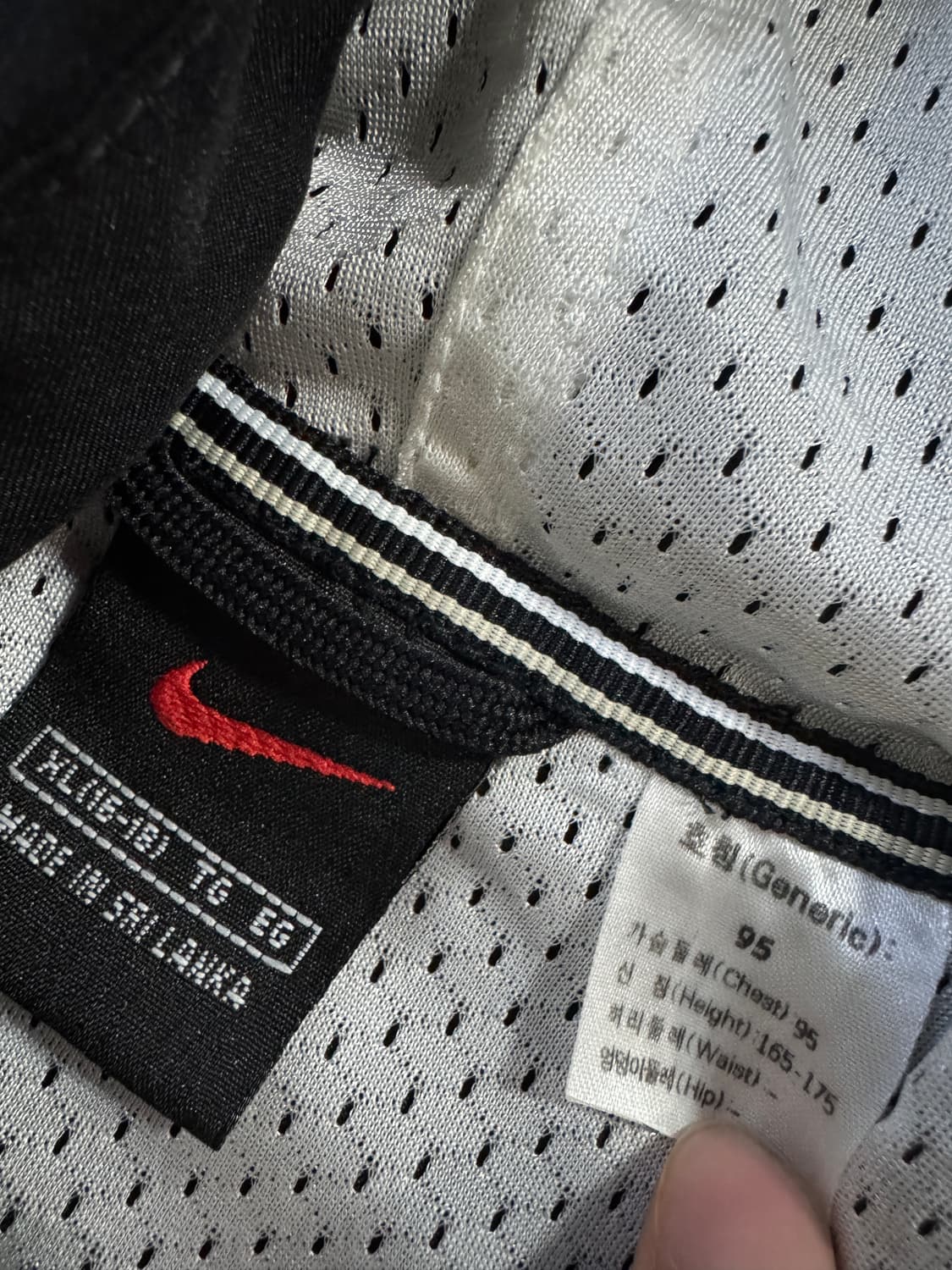 나이키 올드스쿨 반집업 바람막이 후드 아노락 XL 상품이미지3