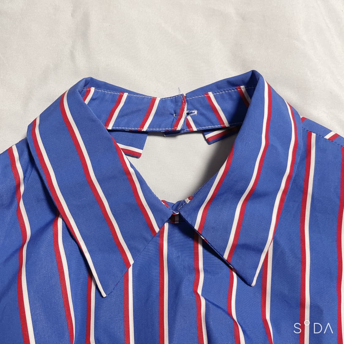 오프화이트 스트라이프 트임 원피스 42 상품이미지6