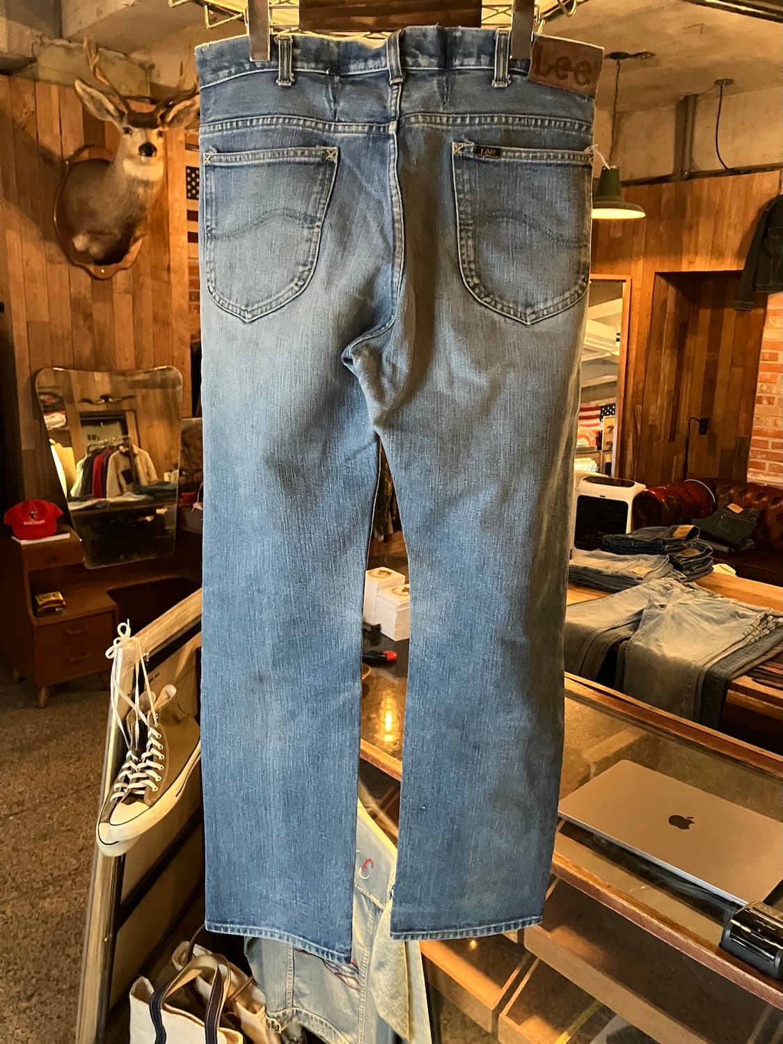 80s USA 빈티지 LEE 리 라이더스 200 데님 팬츠 상품이미지5